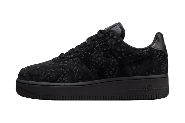 Nike 推出低調型格 Air Force 1 Low「Black Paisley」
