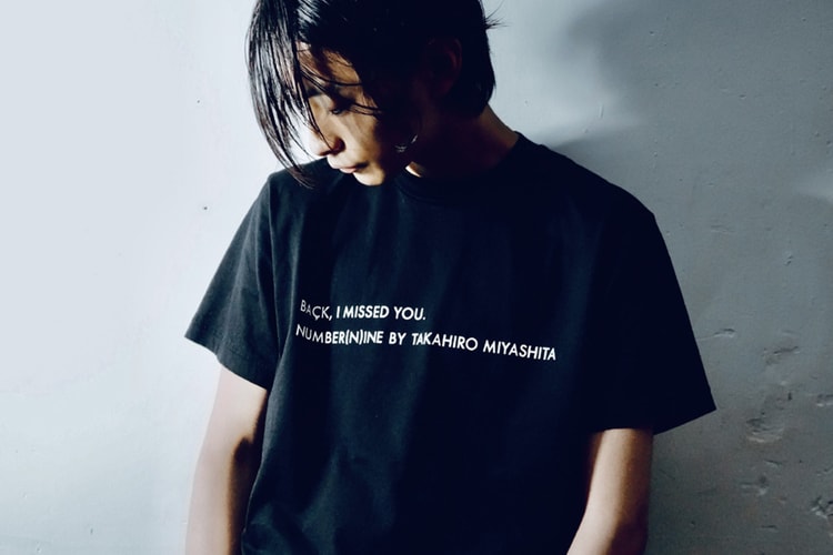 「BACK, I MISSED YOU」：Number (N)ine 強勢回歸　叛逆態度圖案 Tee 登場