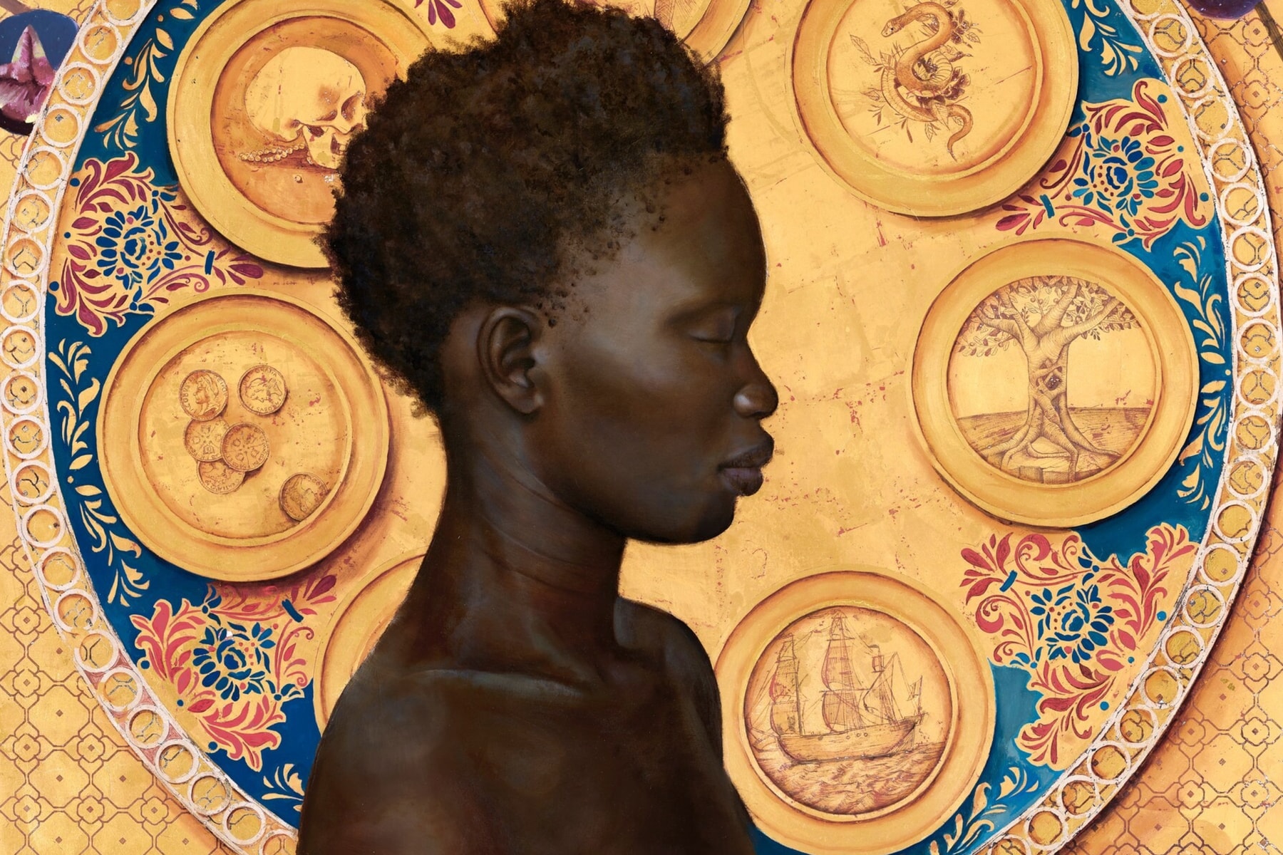 Harmonia Rosales 重塑中世紀傑作：進駐 The Getty 的震撼新畫作