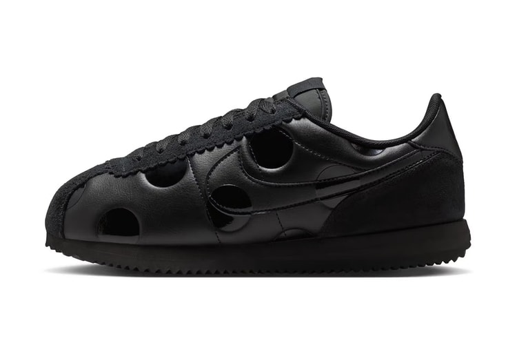 Nike Cortez「Triple Black Polka Dot」全黑波點新配色曝光：2026 夏季正式登場
