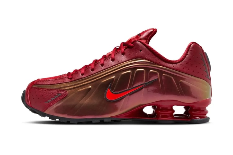 這雙 Nike Shox R4 化身「Iron Man」上腳登場