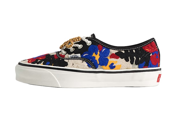 Vans 推出高級版 Authentic 44 ‧ 手工花卉刺繡升級登場